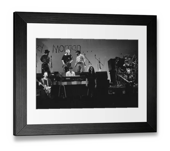 Framed Print : UB40 performing in concert at the Odeon Birmingham. 12th December 1984