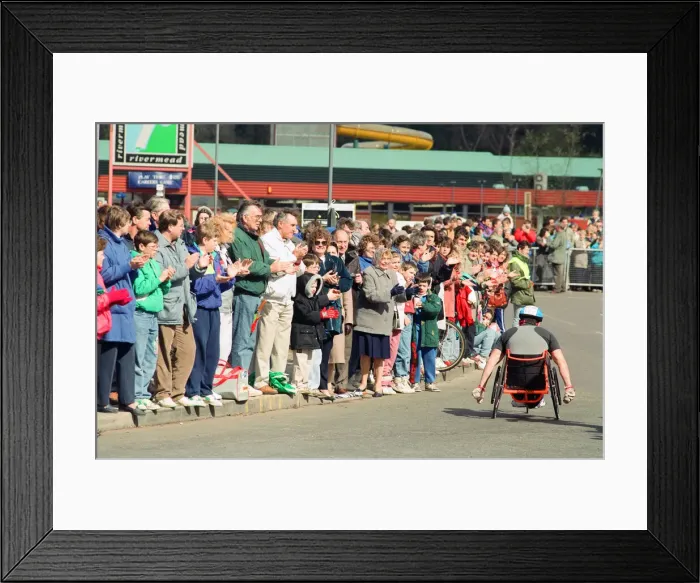 Framed Print : Reading half marathon. 6th April 1991