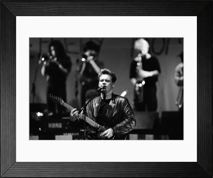 Framed Print : UB40 performing in concert at the Odeon Birmingham. Pictured, lead singer Ali Campbell Framed Print : UB40 performing in concert at the Odeon Birmingham. Pictured, lead singer Ali Campbell