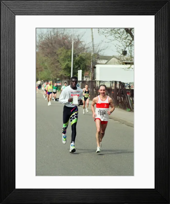 Framed Print : Reading half marathon. 6th April 1991 Framed Print : Reading half marathon. 6th April 1991