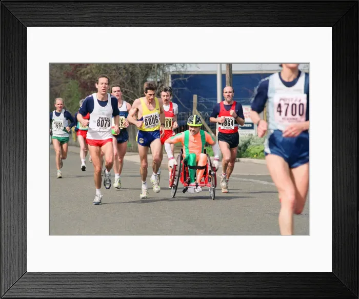 Framed Print : Reading half marathon. 6th April 1991 Framed Print : Reading half marathon. 6th April 1991