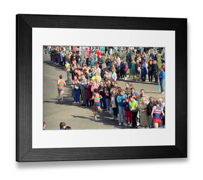 Framed Print : Reading half marathon. 6th April 1991