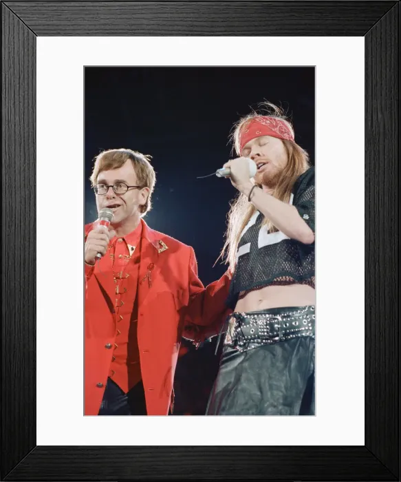 Framed Print : The Freddie Mercury Tribute Concert for Aids Awareness held at Wembley Stadium Framed Print : The Freddie Mercury Tribute Concert for Aids Awareness held at Wembley Stadium