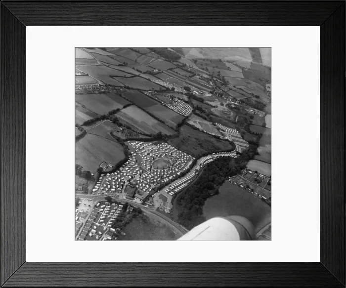 Framed Print : Camping holidays in Devon. 1st August 1965 Framed Print : Camping holidays in Devon. 1st August 1965
