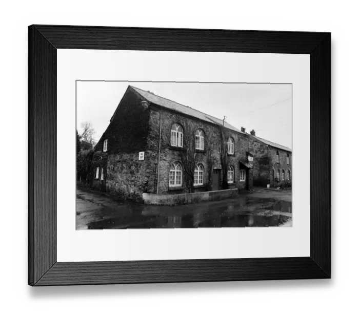 Framed Print : Cottage which is become a public lavatory in Canal Road, Tavistock, Devon. 1970 Framed Print : Cottage which is become a public lavatory in Canal Road, Tavistock, Devon. 1970