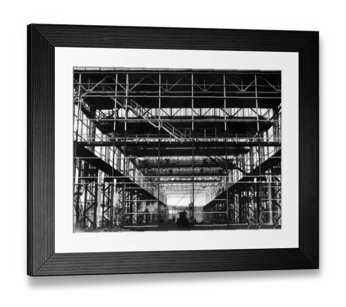 Framed Print : Port Talbot Steelworks, circa 1956