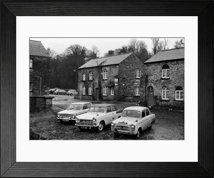 Framed Print : Cottage which is become a public lavatory in Canal Road, Tavistock, Devon. 1970 Framed Print : Cottage which is become a public lavatory in Canal Road, Tavistock, Devon. 1970