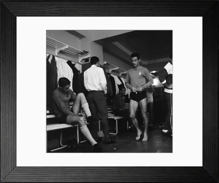 Framed Print : Behind the scenes at Real Madrid Football Club, Santiago Bernabeu Stadium, Madrid, Spain Framed Print : Behind the scenes at Real Madrid Football Club, Santiago Bernabeu Stadium, Madrid, Spain