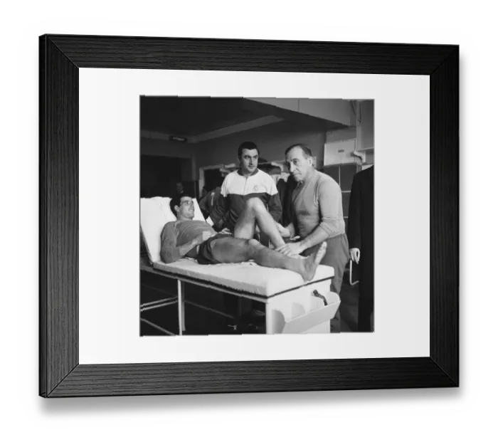 Framed Print : Behind the scenes at Real Madrid Football Club, Santiago Bernabeu Stadium, Madrid, Spain