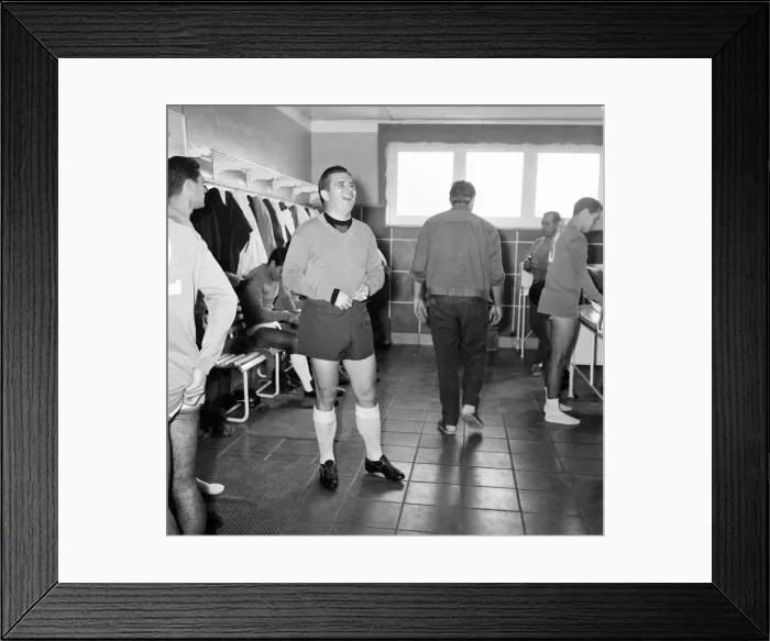 Framed Print : Behind the scenes at Real Madrid Football Club, Santiago Bernabeu Stadium, Madrid, Spain