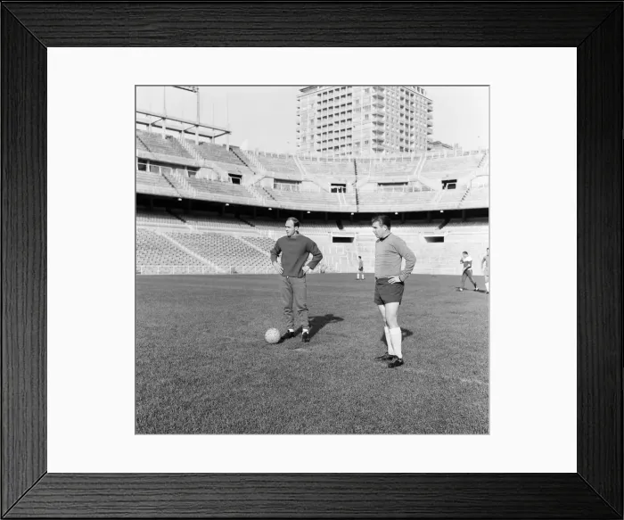 Framed Print : Behind the scenes at Real Madrid Football Club, Santiago Bernabeu Stadium, Madrid, Spain