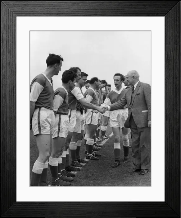 Framed Print : The opening of Woodford Park sports ground Woodley by Lord Luke