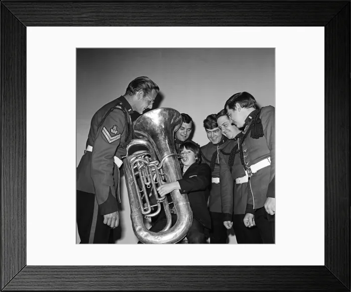 Framed Print : Green Howards at Guisborough. 1973