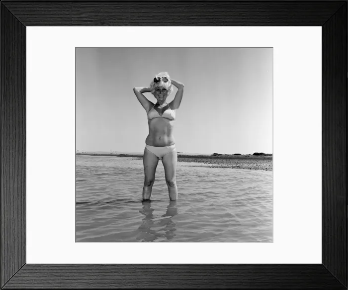 Framed Print : Barbara Windsor, Actress, 7th July 1976. Pictured, taking a break from an unusual role Framed Print : Barbara Windsor, Actress, 7th July 1976. Pictured, taking a break from an unusual role