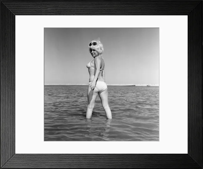 Framed Print : Barbara Windsor, Actress, 7th July 1976. Pictured, taking a break from an unusual role Framed Print : Barbara Windsor, Actress, 7th July 1976. Pictured, taking a break from an unusual role