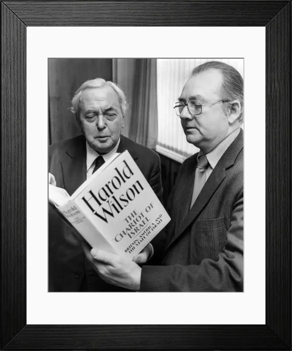 Framed Print : Jack Brooks, Baron Brooks of Tremorfa (1979), pictured with Sir Harold Wilson Framed Print : Jack Brooks, Baron Brooks of Tremorfa (1979), pictured with Sir Harold Wilson