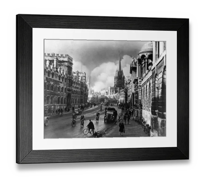 Framed Print : Oxford High Street, Oxfordshire, 1949 Framed Print : Oxford High Street, Oxfordshire, 1949