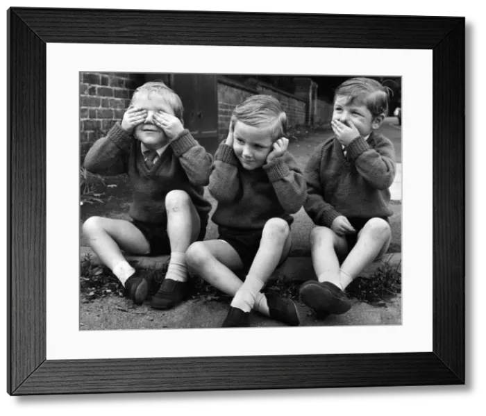 Framed Print : The teachers are expecting trouble when Joseph, Patrick and Richard Moran starts school Framed Print : The teachers are expecting trouble when Joseph, Patrick and Richard Moran starts school