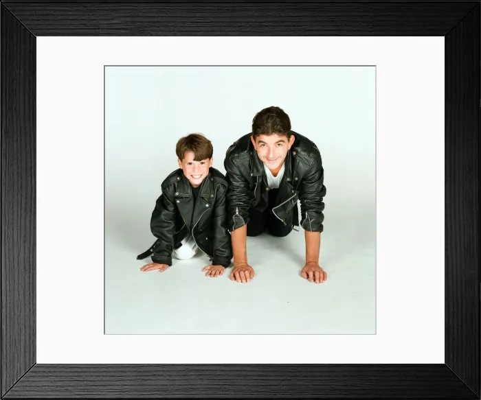 Framed Print : Eastenders stars John Altman (Nick Cotton) and Rossi Higgins (Ashley Cotton) Framed Print : Eastenders stars John Altman (Nick Cotton) and Rossi Higgins (Ashley Cotton)