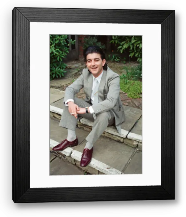 Framed Print : EastEnders star John Altman (Nick Cotton). 23rd March 1990 Framed Print : EastEnders star John Altman (Nick Cotton). 23rd March 1990