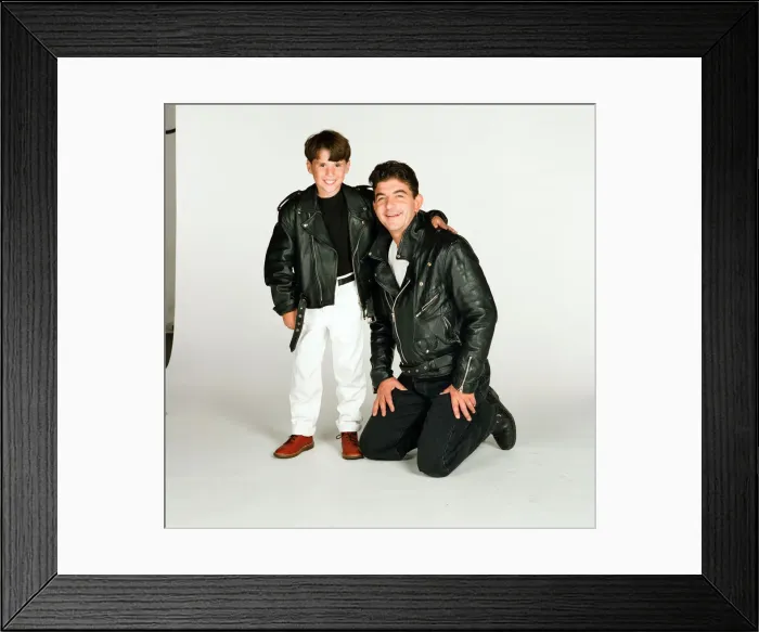 Framed Print : Eastenders stars John Altman (Nick Cotton) and Rossi Higgins (Ashley Cotton) Framed Print : Eastenders stars John Altman (Nick Cotton) and Rossi Higgins (Ashley Cotton)