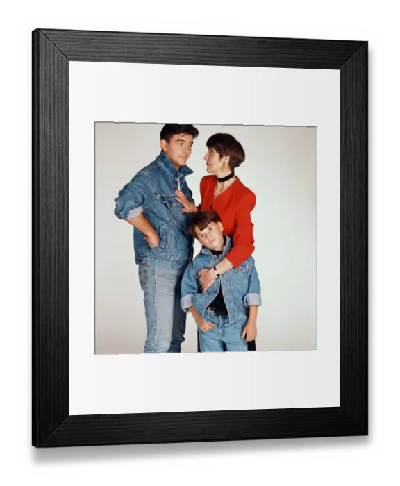 Framed Print : Eastenders stars John Altman (Nick Cotton), Rossi Higgins (Ashley Cotton Framed Print : Eastenders stars John Altman (Nick Cotton), Rossi Higgins (Ashley Cotton