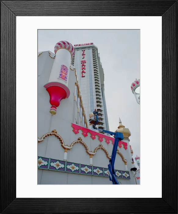 Framed Print : Taj Mahal, the casino owned by Donald Trump in Atlantic City, USA Framed Print : Taj Mahal, the casino owned by Donald Trump in Atlantic City, USA