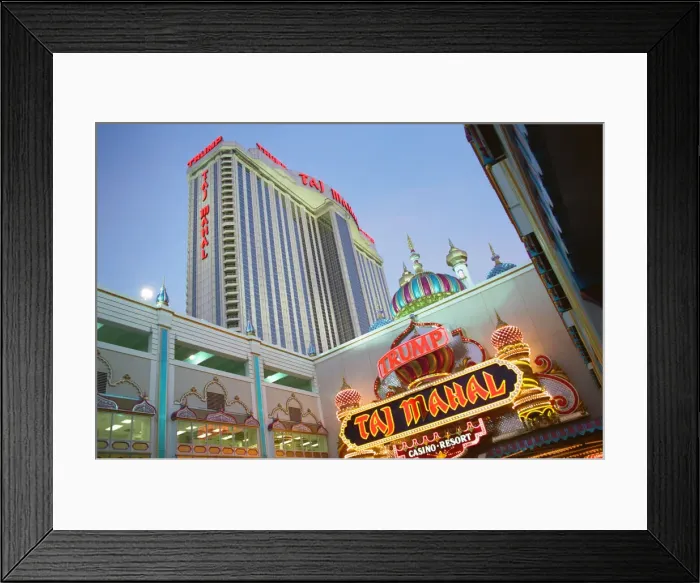 Framed Print : Taj Mahal, the casino owned by Donald Trump in Atlantic City, USA Framed Print : Taj Mahal, the casino owned by Donald Trump in Atlantic City, USA