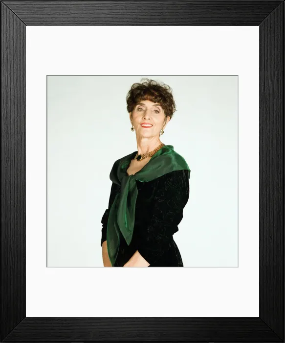 Framed Print : Eastenders star June Brown (Dot Cotton). 16th July 1993