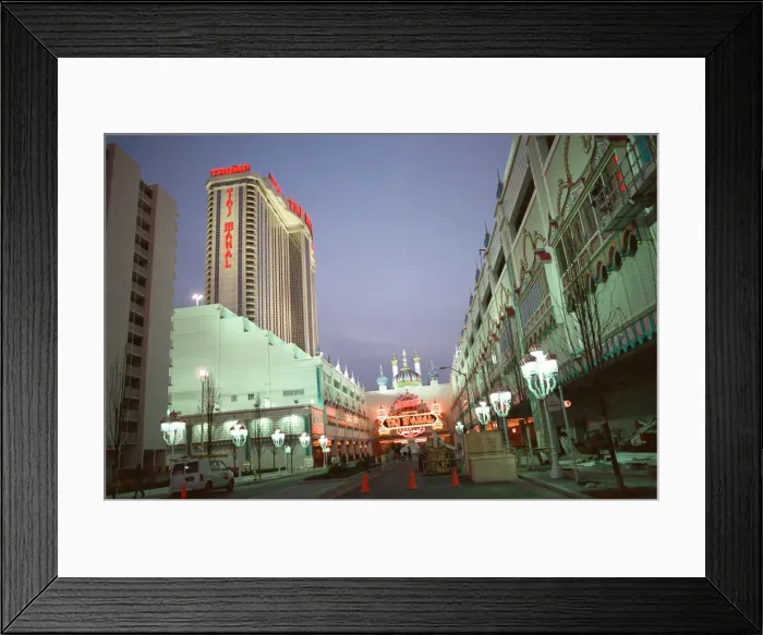 Framed Print : Taj Mahal, the casino owned by Donald Trump in Atlantic City, USA Framed Print : Taj Mahal, the casino owned by Donald Trump in Atlantic City, USA