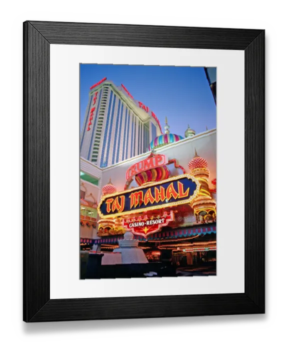 Framed Print : Taj Mahal, the casino owned by Donald Trump in Atlantic City, USA Framed Print : Taj Mahal, the casino owned by Donald Trump in Atlantic City, USA