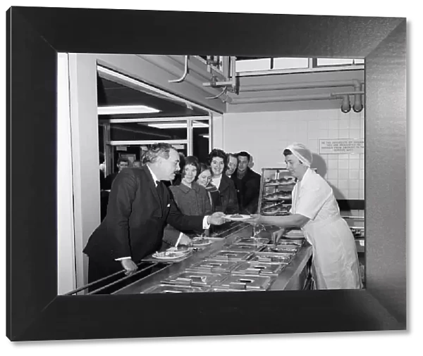 A new style cafeteria opens at ICI WIlton. 1971