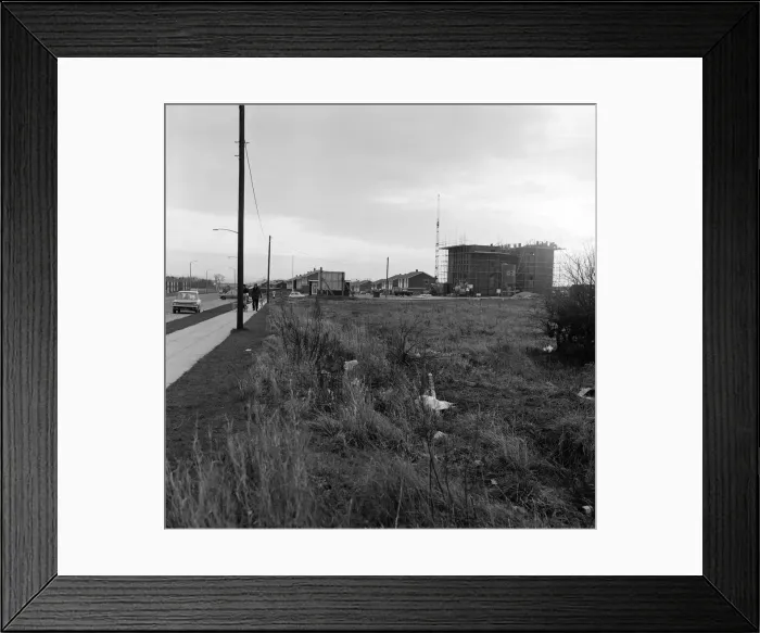 Framed Print : New shopping centre, Norton. 1971
