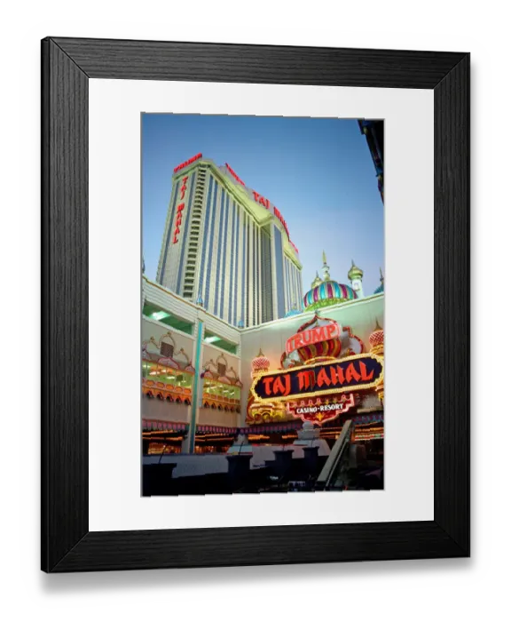 Framed Print : Taj Mahal, the casino owned by Donald Trump in Atlantic City, USA Framed Print : Taj Mahal, the casino owned by Donald Trump in Atlantic City, USA