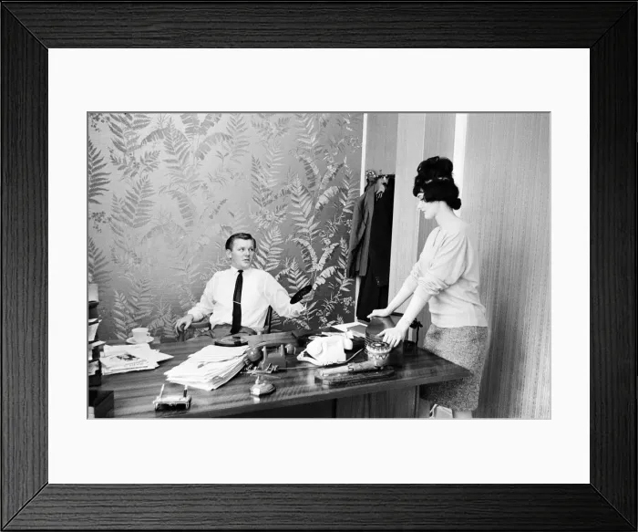 Framed Print : Roy Tempest, Theatrical Agent, London, 21st April 1964 Framed Print : Roy Tempest, Theatrical Agent, London, 21st April 1964