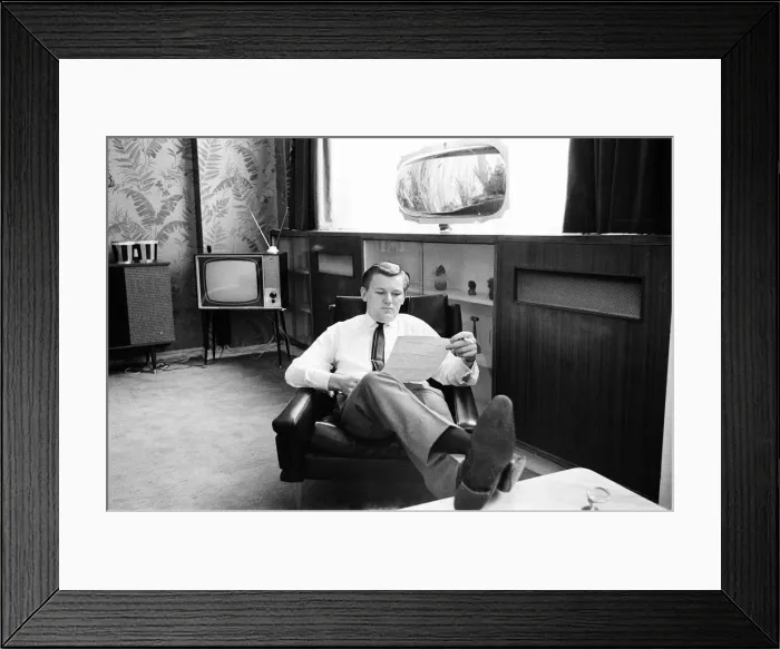 Framed Print : Roy Tempest, Theatrical Agent, London, 21st April 1964 Framed Print : Roy Tempest, Theatrical Agent, London, 21st April 1964