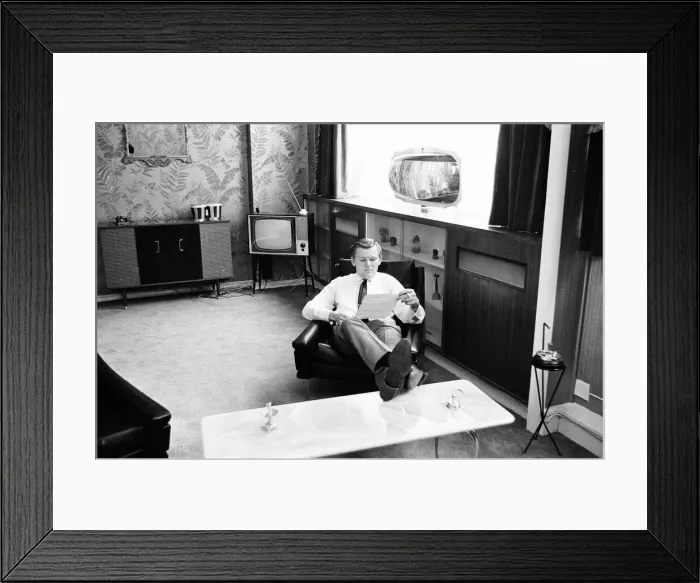 Framed Print : Roy Tempest, Theatrical Agent, London, 21st April 1964 Framed Print : Roy Tempest, Theatrical Agent, London, 21st April 1964