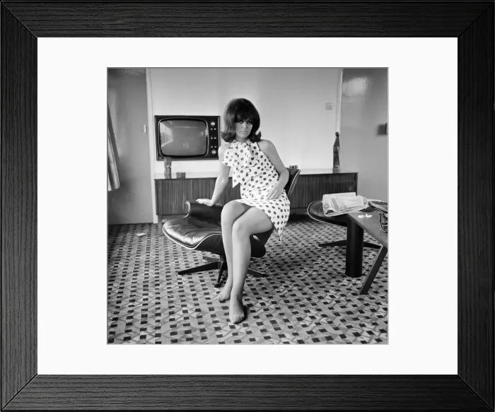 Framed Print : Valerie Byrne, Actress, 5th May 1966