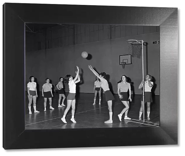 Netball final, Stockton. 1971