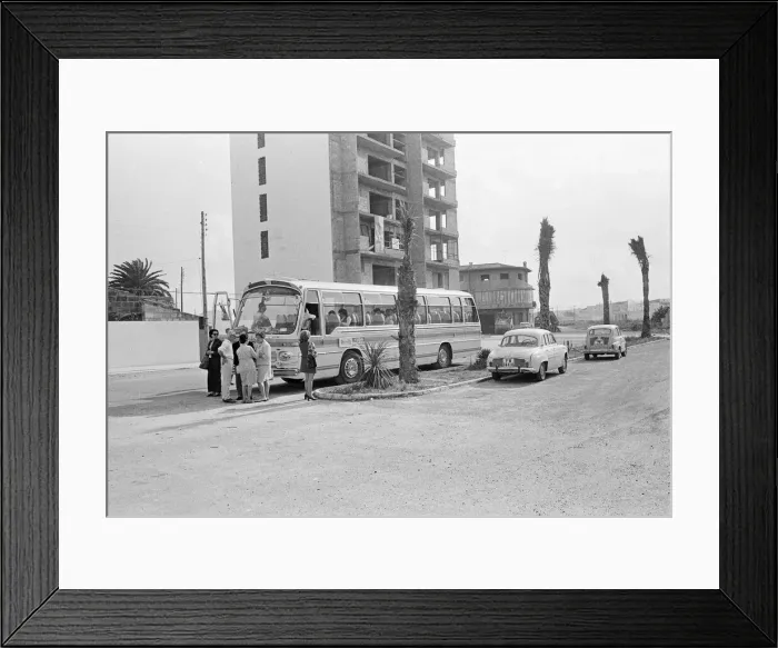 Framed Print : Coach trip to Majorca, Spain, August 1971 Framed Print : Coach trip to Majorca, Spain, August 1971