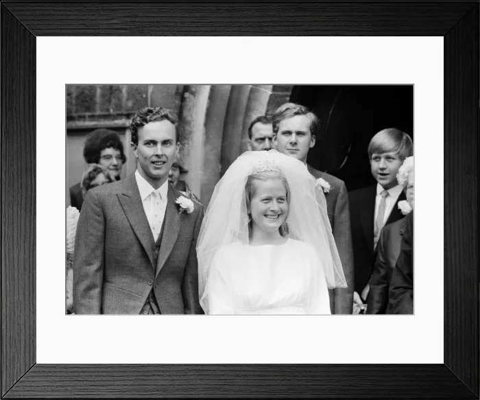 Framed Print : Robin Wilson weds Joy Crispin at St Gregorys Church, Dawlish, Devon Framed Print : Robin Wilson weds Joy Crispin at St Gregorys Church, Dawlish, Devon