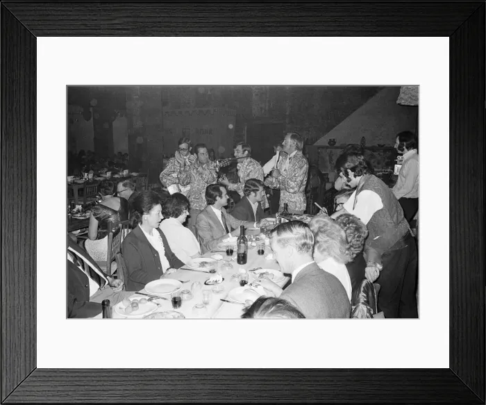 Framed Print : Night out in Majorca, Spain, August 1971 Framed Print : Night out in Majorca, Spain, August 1971