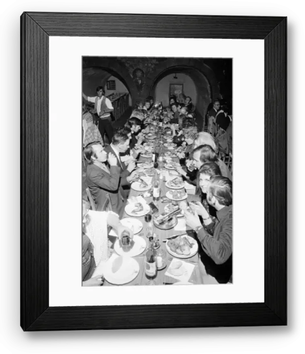 Framed Print : Night out in Majorca, Spain, August 1971 Framed Print : Night out in Majorca, Spain, August 1971