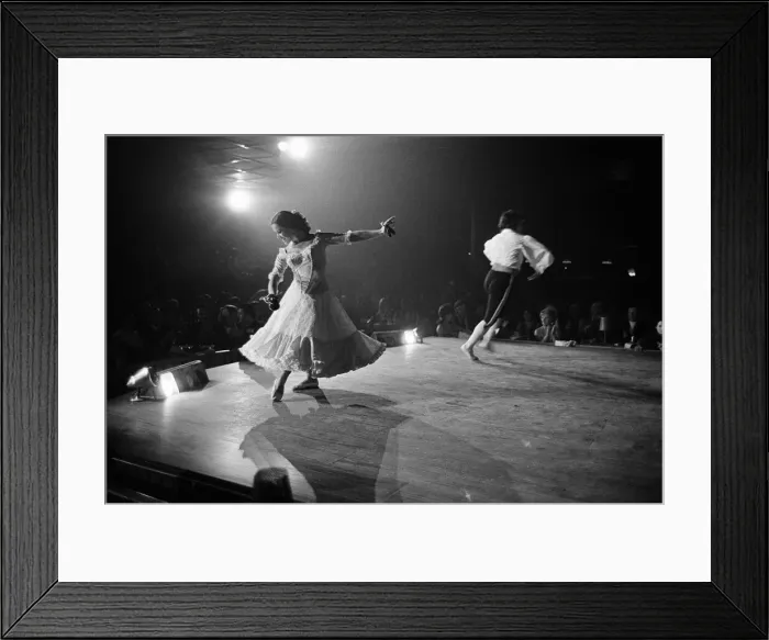 Framed Print : A night out in Majorca, Spain, August 1971. Flamenco Framed Print : A night out in Majorca, Spain, August 1971. Flamenco