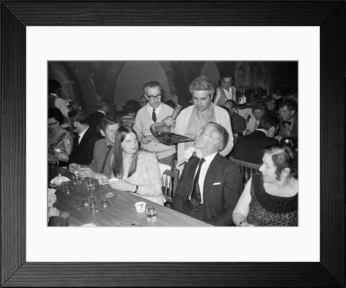 Framed Print : A night out in Majorca, Spain, August 1971 Framed Print : A night out in Majorca, Spain, August 1971