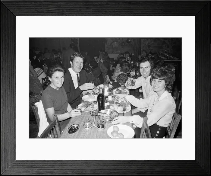 Framed Print : A night out in Majorca, Spain, August 1971 Framed Print : A night out in Majorca, Spain, August 1971