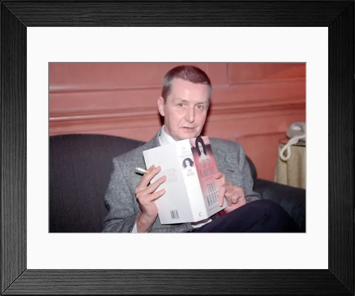 Framed Print : Tony Warren, creator of Coronation Street, pictured at home in 1991 Framed Print : Tony Warren, creator of Coronation Street, pictured at home in 1991