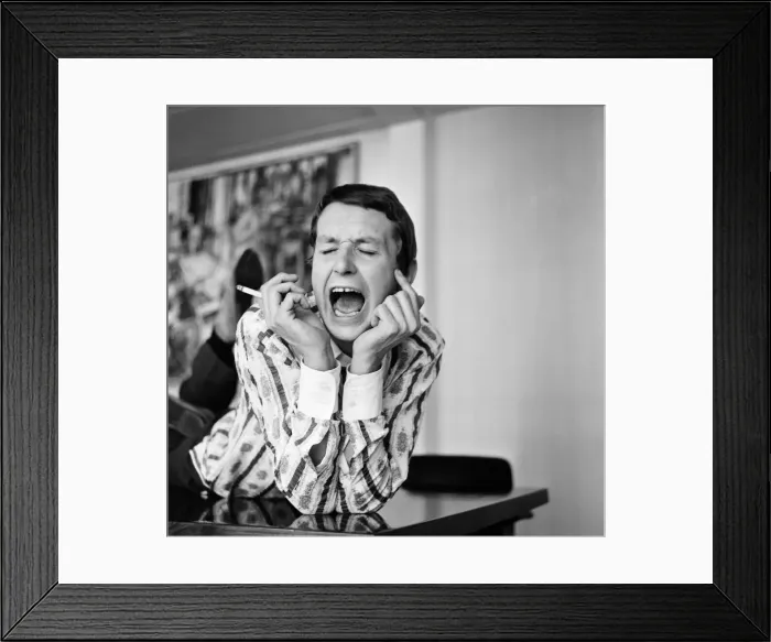Framed Print : Tony Warren, Coronation Street creator and writer, pictured 9th July 1968 Framed Print : Tony Warren, Coronation Street creator and writer, pictured 9th July 1968