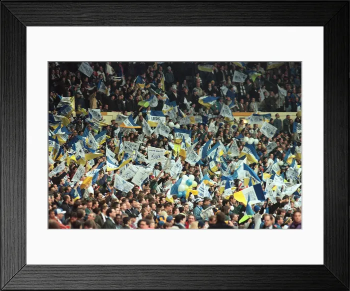 Framed Print : Coca Cola Cup Final Aston Villa 3 - 0 Leeds, held at Wembley. 24th March 1996 Framed Print : Coca Cola Cup Final Aston Villa 3 - 0 Leeds, held at Wembley. 24th March 1996