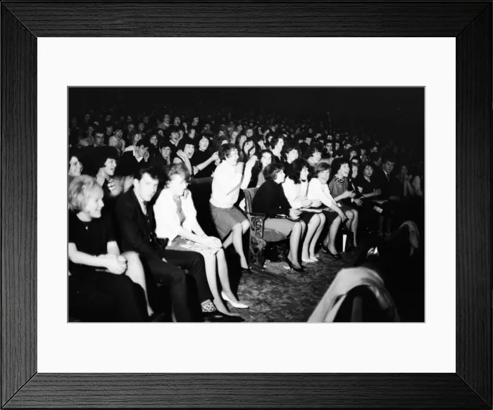 Framed Print : Beatles Concert at the Odeon Theatre, Cheltenham. 1st November 1963 Framed Print : Beatles Concert at the Odeon Theatre, Cheltenham. 1st November 1963